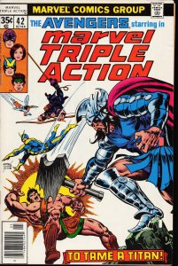 Marvel Triple Action #42 (1978) The Avengers