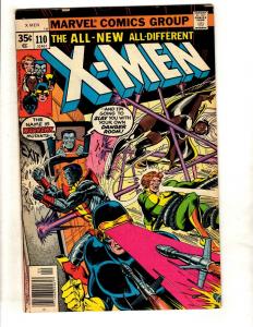 Uncanny X-Men # 110 VG Marvel Comic Book Wolverine Magneto Storm Cyclops J325