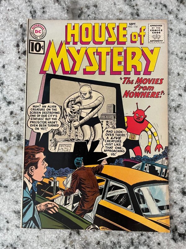 House Of Mystery # 114 VF/NM DC Silver Age Comic Book Sci-Fi Monsters Fear HT1 