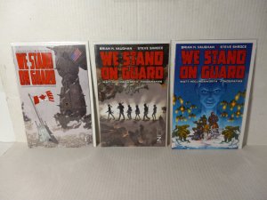 WE STAND ON GUARD #1,2 & #5 BRIAN K. VAUGHN + WAR HEROES 2 & 3 - FREE SHIPPING