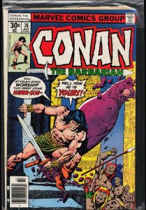 Conan the Barbarian #76 (1977) Conan