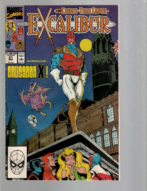 13 Marvel Comics Excalibur #1 2 5 8 9 10 11 12 21 27 29 42 44 J446