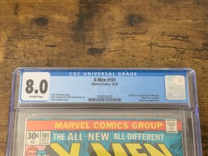 The X-Men #101 (1976). 8.0, CGC. 1st app & Origin Phoenix.