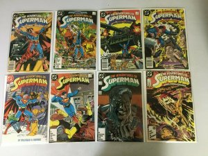 Adventures of Superman comic lot 46 different from #425-471 8.0 VF (1987-90)