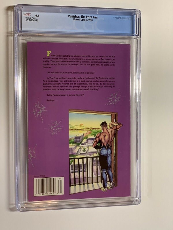 Punisher The Prize 1 NN cgc 9.8 1990 Newsstand Edition!!