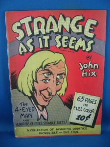 STRANGE AS IT SEEMS SINGLE SERIES 9 F 1939 4 EYED MAN!