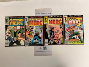 4 Mark Hazzard Merc Marvel Comics Books #2 3 4 5 New Universe 15 JW3