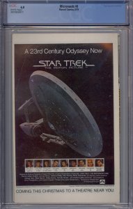 MICRONAUTS #8 CGC 6.0 1ST CAPTAIN UNIVERSE WHITE PAGES