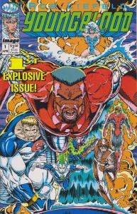 Youngblood #1A VF/NM ; Image | With Cards Rob Liefeld