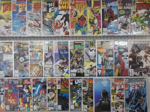 Huge Lot 140+ W/ What If?, Spiderman, What If?+ Avg VF Condition