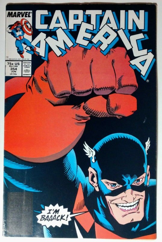 Captain America #354, 1st appearance of John Walker