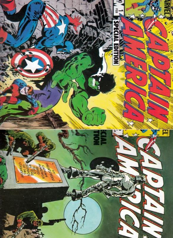 Captain America Special Edition Set #1to2 (Feb-84) NM- High-Grade Captain Ame...