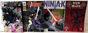 Ninjak Lot 4 #1, 4, 2017 11, Book Death 1994 Valiant 1st Series Comics