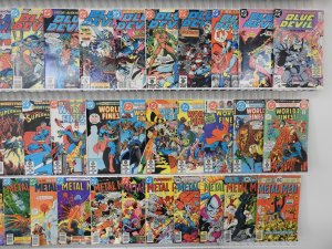 Huge Lot 180 Comics W/ Worlds Finest, Justice League, Swamp Thing, +More Avg FN+