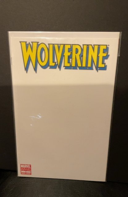 Wolverine #1 Blank Cover (2010)