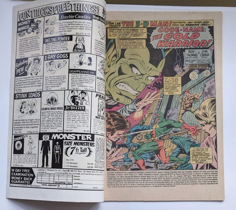 Marvel Premiere #37 (1977)  FN