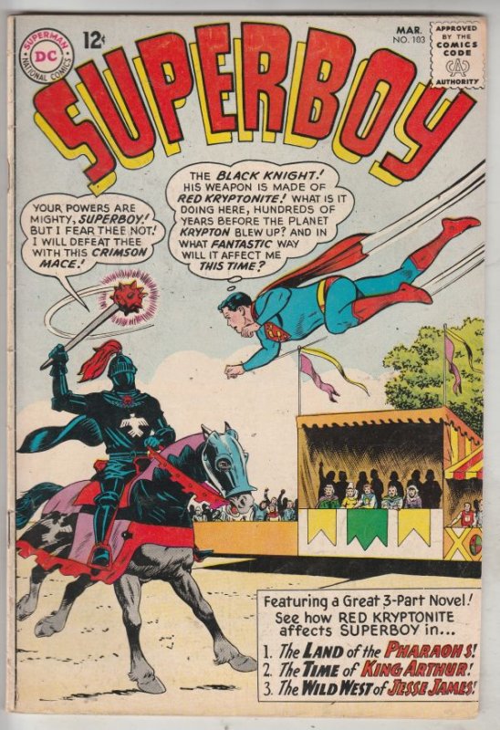 Superboy #103 (Mar-63) FN/VF Mid-High-Grade Superboy