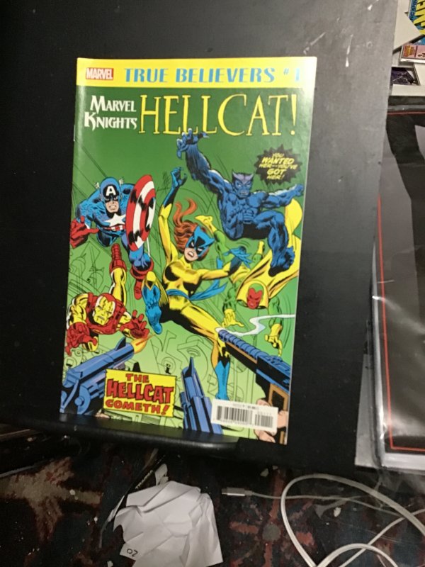 True believers #1 reprinting The Avengers #144 (1976) first hellcat! VF/NM Wow!