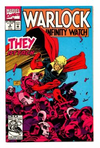 WARLOCK & THE INFINITY WATCH #04 (1992) RICK LEONARDI | DIRECT EDITION