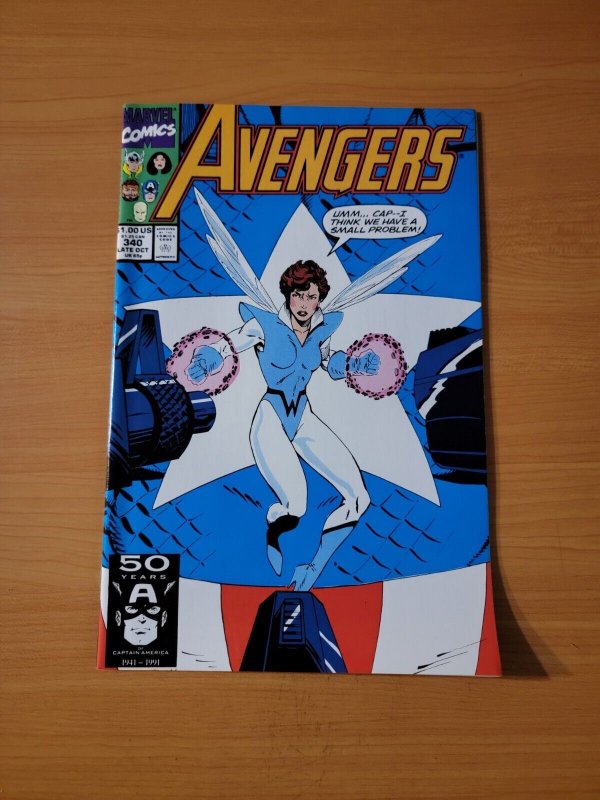 Avengers #340 Direct Market Edition ~ NEAR MINT NM ~ 1991 Marvel Comics