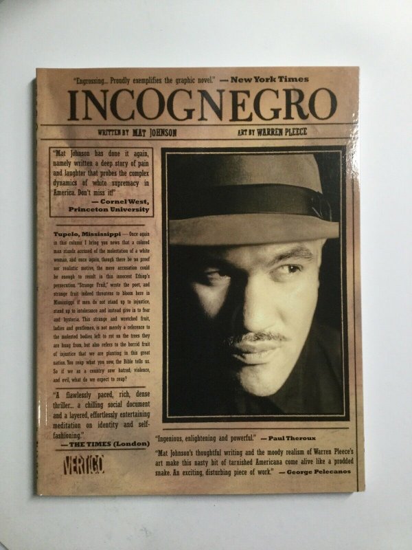 Incognegro Tpb Softcover Sc Near Mint Nm Vertigo