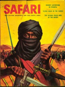 Safari 11/1966-Robert Doakes arab fighter cover-Cannibal Isles-FR 