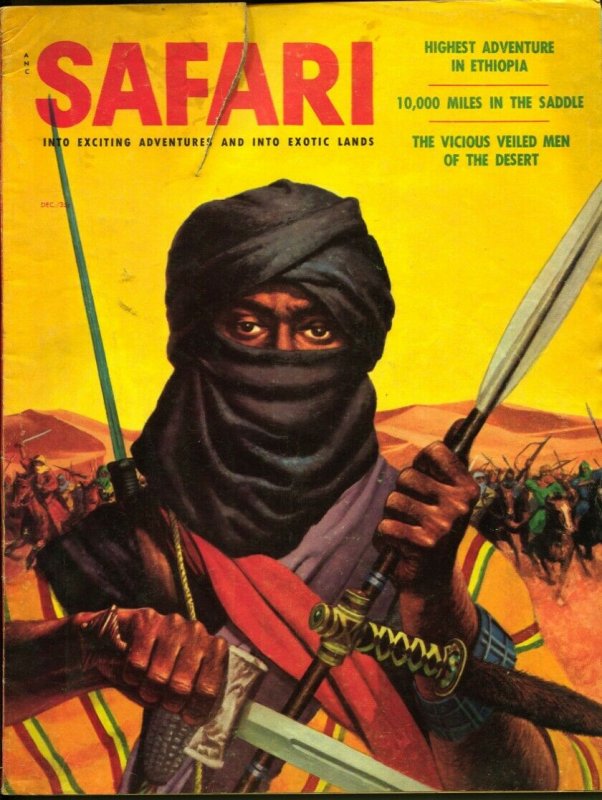 Safari 11/1966-Robert Doakes arab fighter cover-Cannibal Isles-FR