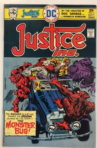 JUSTICE INC 3 (Oct 1975) Denny O'Neil,Jack Kirby,Mike Royer VF