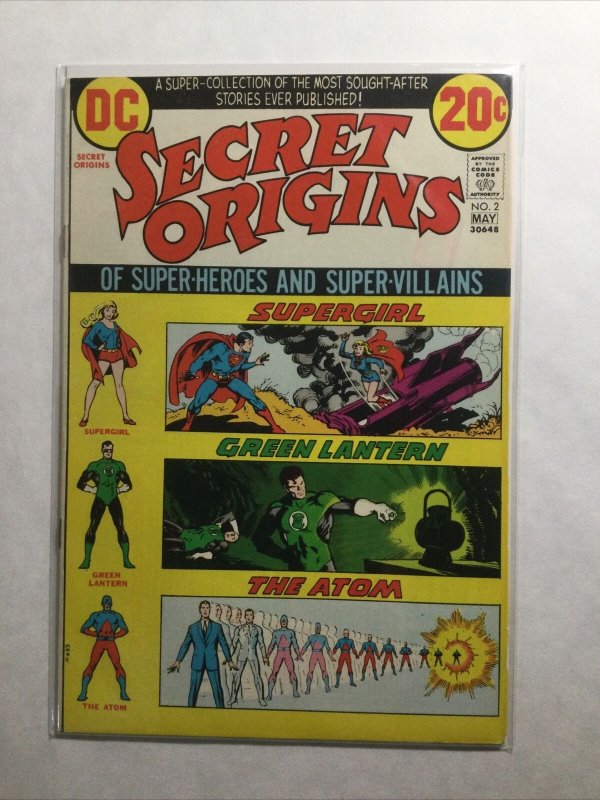 Secret Origins 2 Very Fine- Vf- 7.5 Dc Comics