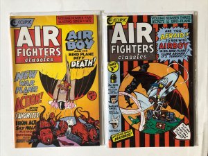 Air Fighters Classics Vols 3 + 5 Eclipse Comics 1988 Airboy And His Bird Plane 