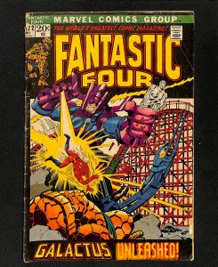 Fantastic Four #122 Silver Surfer Galactus!