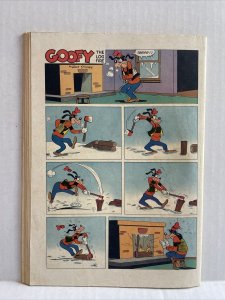 Walt Disney’s Goofy #1053 Four Color Art Back Cover