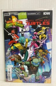 Mighty Morphin Power Rangers/Teenage Mutant Ninja Turtles #1 Second Print Cov...