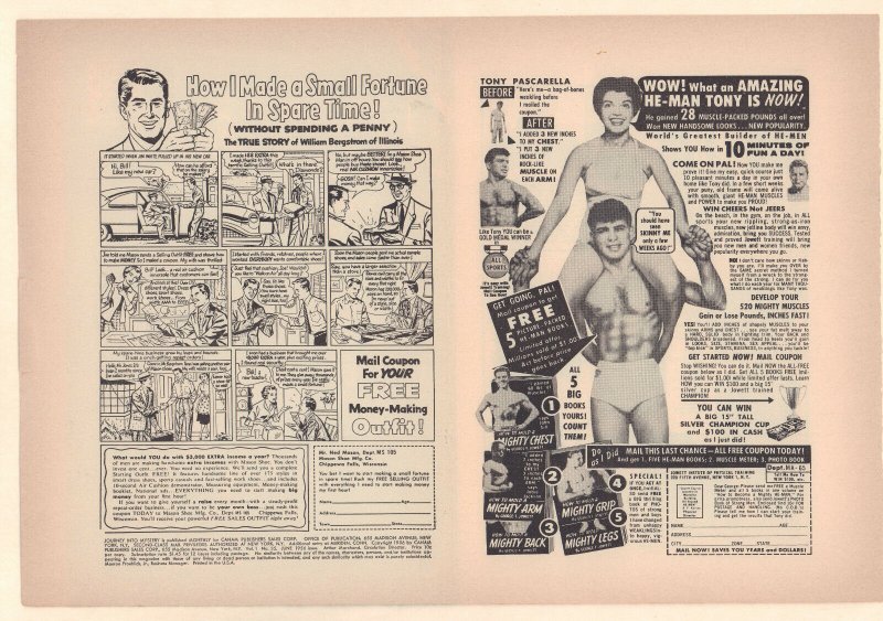 Journey into Mystery #35 Unused Comic Book Cover - Turn Back the Clock (7.0) '56