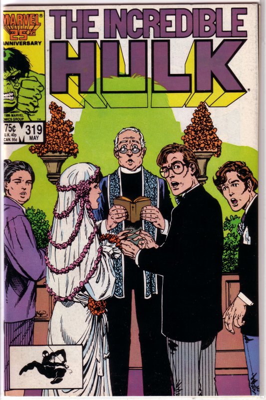 Incredible Hulk   vol. 1   #319 FN/VF Byrne, Banner/Betty Ross wedding