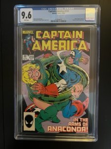 Captain America #310 Direct Edition (1985) - CGC 9.6 - 1st Anaconda!