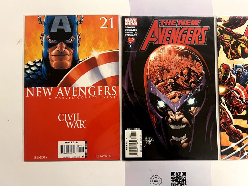 3 The New Avengers Marvel Comic Books # 19 20 21  Defenders Hulk Thor 41 JS23