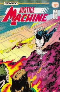 Justice Machine (1987 series) #4, VF+ (Stock photo)