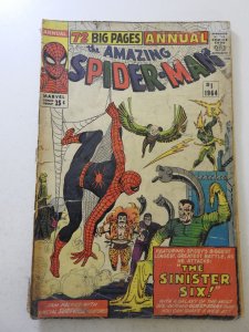 The Amazing Spider-Man Annual #1 (1964) PR Condition see desc