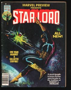 Marvel Preview #11 1977-Marvel-Starlord-Ken Barr cover-John Byrne art-FN-