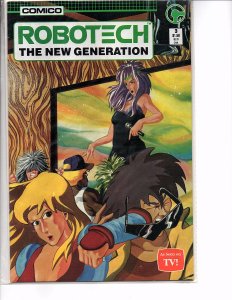 Comico Comics Robotech: The New Generation #3 (1985) Dave Dorman Cover