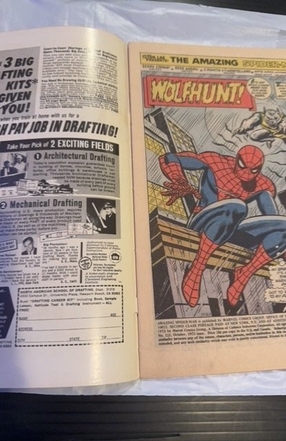 The Amazing Spider-Man #125 (1973)manwolf strikes again see description