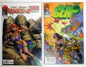 Gen 13 Lot of 2 #18, Bootleg 12 (1997) Image Comics 1st Print Comic Books