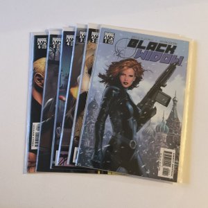 Black Widow 1 2 3 45 6 Lot Run Set Near Mint Nm Marvel Knights