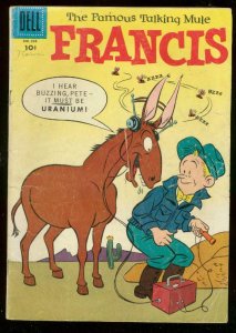 FRANCIS FOUR COLOR #698 1956-TALKING MULE-DELL COMICS G/VG