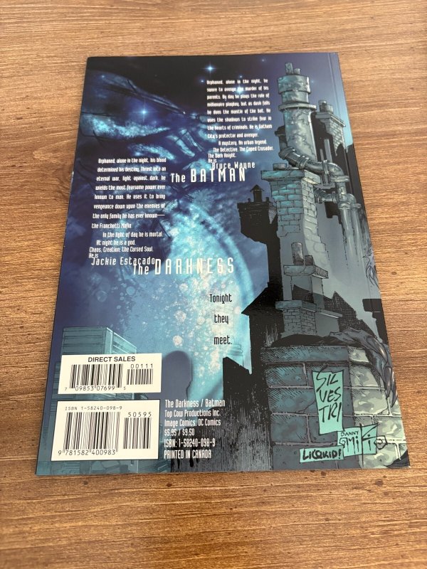 The Darkness Batman # 1 NM DC Image Comic Book Top Cow 1st Print 20 J455