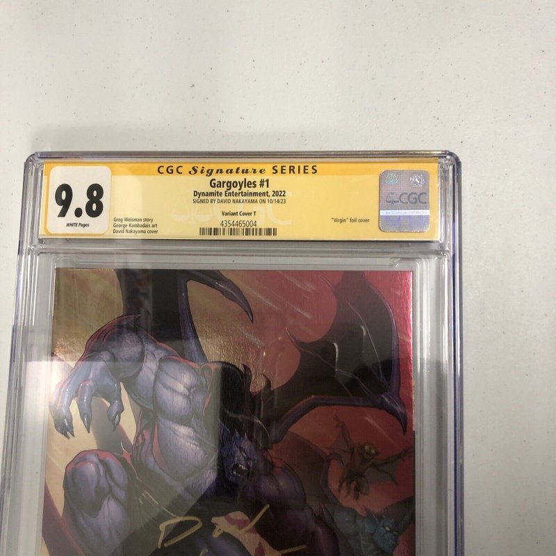 Gargoyles (2022) #1 (CGC 9.8 SS) signed David Nakayama *Variant Cover T Census=5