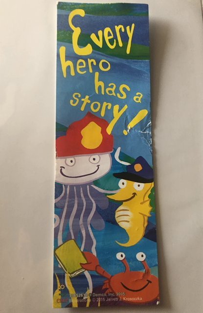 Cute kids underwater theme bookmark (not laminated)