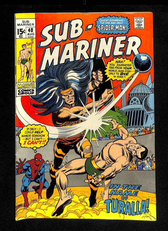 Sub-Mariner #40 Spider-Man!