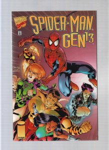 Spider Man/Gen 13 #1 - Written By Peter David! (8.5/9.0) 1996